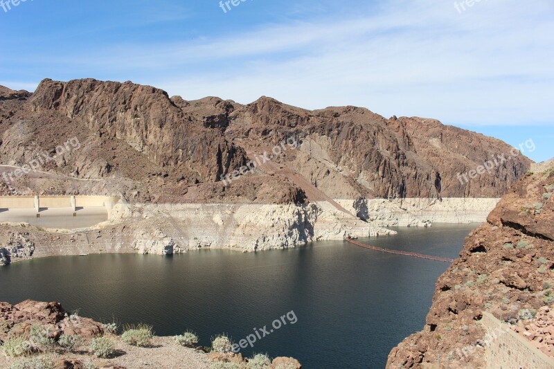 The Hoover Dam Canada Sky Natural Landscape