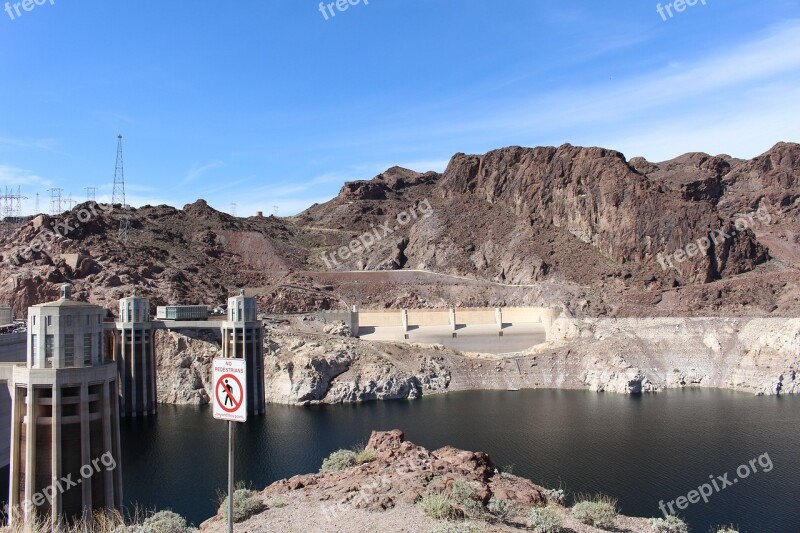 The Hoover Dam Canada Sky Natural Landscape