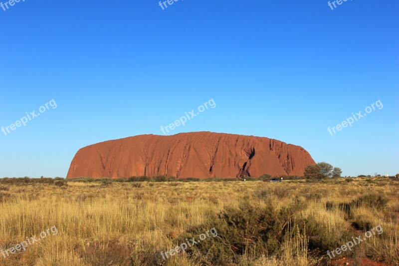 Ayers Rock Australia Uluru Nature Rock