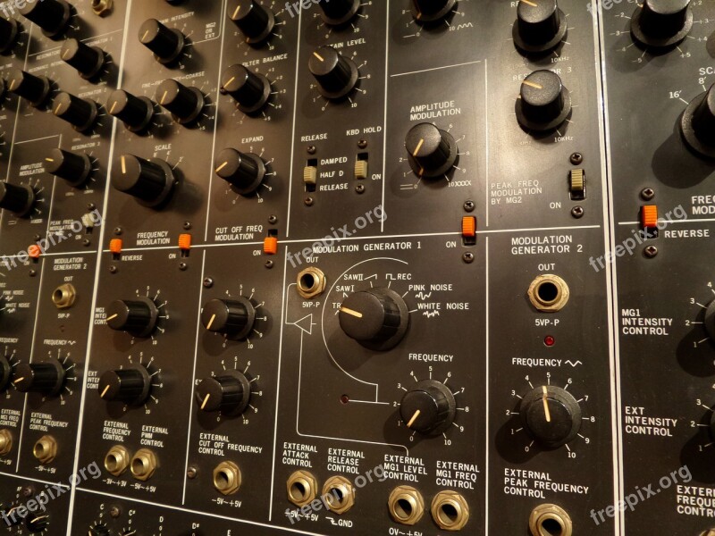 Synthetizer Analog Moog Museum Free Photos