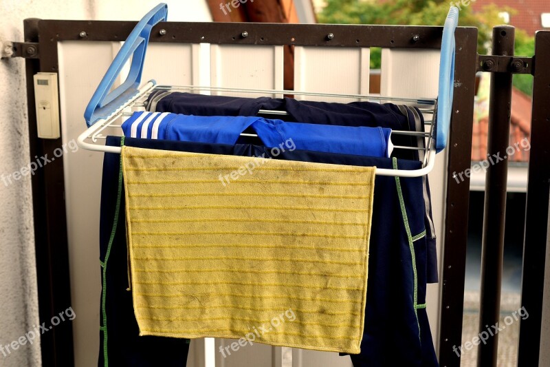 Laundry Dry Sport Jogging Pants Balcony