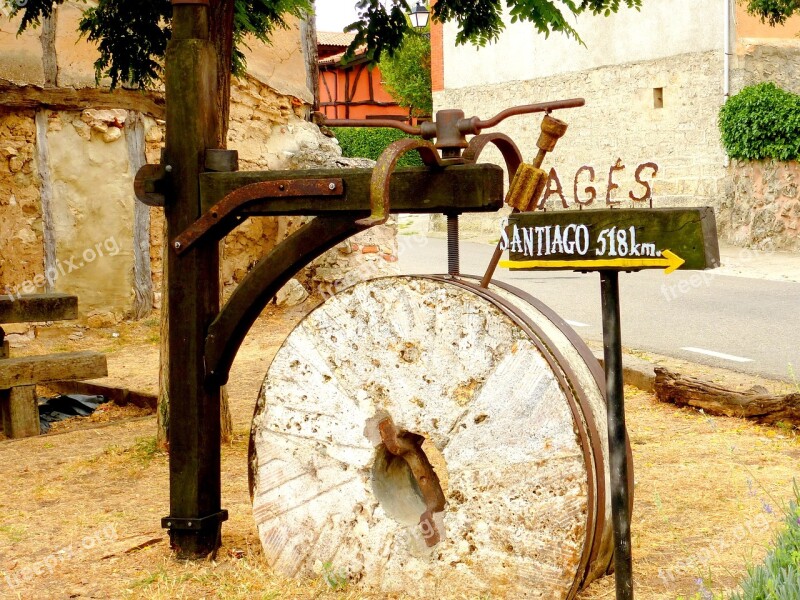 Way Of St James Galicia Camino Santiago Spain Stone