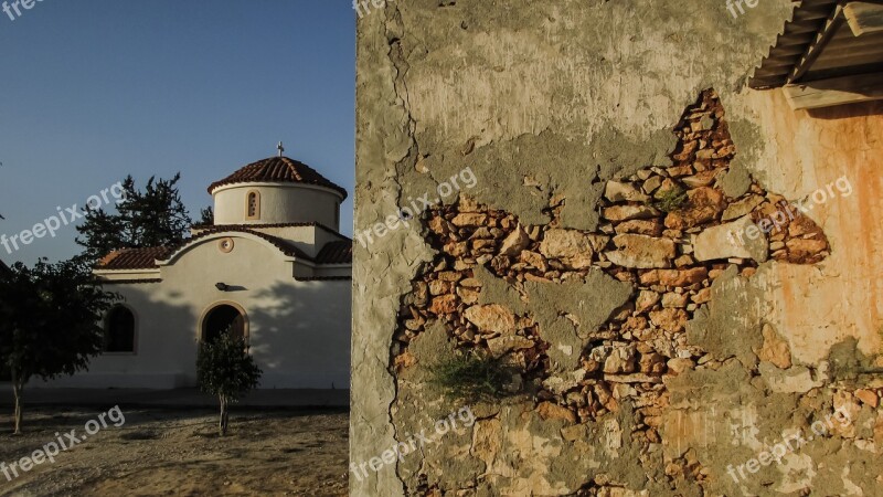 Wall Damaged Weathered Decay Old House