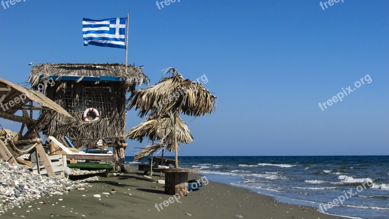 Hut Rough Beach Hippie Freedom