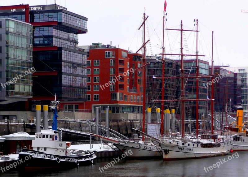 Hamburg Harbour Museum Harbour City Building Hamburg Port