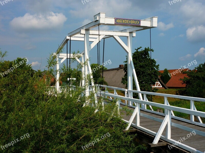 Bridge Old Country Mood Nature Germany