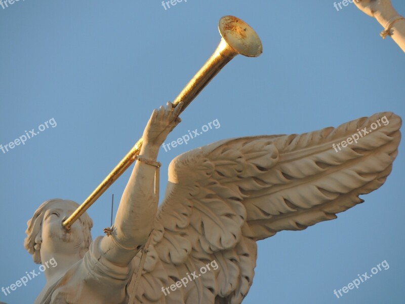 Statue Figure Angel Sculpture Woman