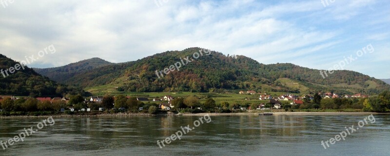 Austria River Danube Landscape Nature Tourism