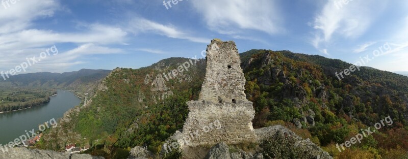 Wachau Valley Austria Landscape Panorama Nature