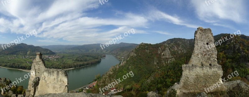 Austria River Danube Wachau Valley Landscape