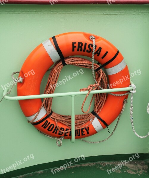 Lifebelt Ring Protection Rescue Seafaring