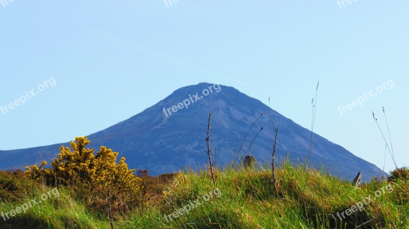 Ireland Mountain Nature The Wild Nature Landscape