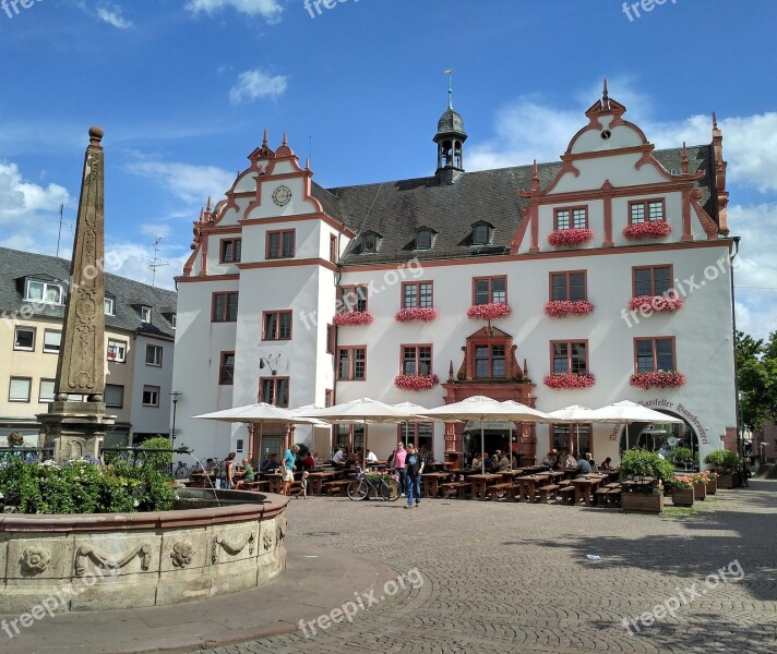 Darmstadt Hesse Germany Old Town Hall Town Hall