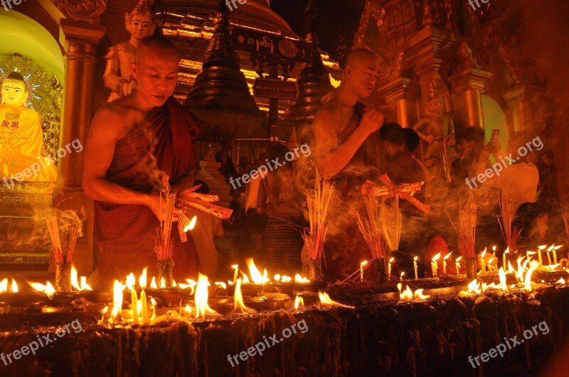 Myanmar Yangon Burma Buddhism Buddhist