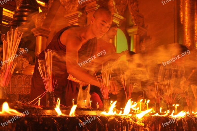 Myanmar Yangon Burma Buddhism Buddhist