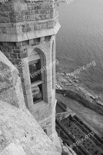 Castle St Michael's Mount Sea Island Tourism