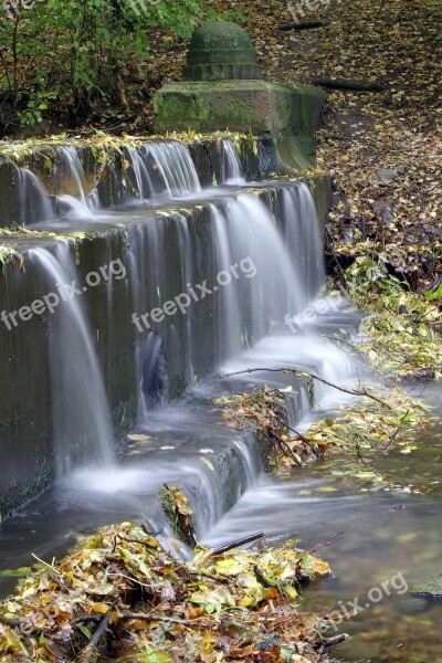 Waterfall Water Source Stream The Stones