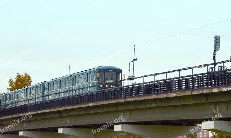 Metro Metropolitan Subway Train Moscow Metro Moscow