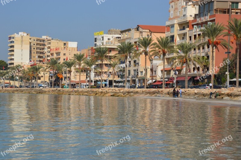 Lebanon Mediterranean Beach Promenade Building