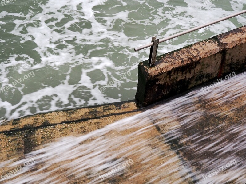 Slipway Wave Water Ramp Sea