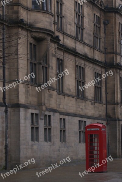 Red Phone Booth Telephone Uk