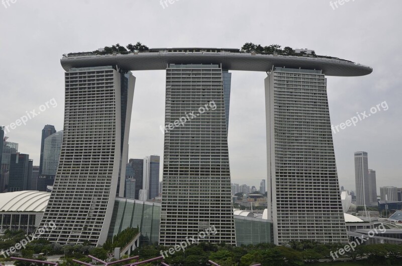 Tower Beautiful Singapore Asia Marina Bay