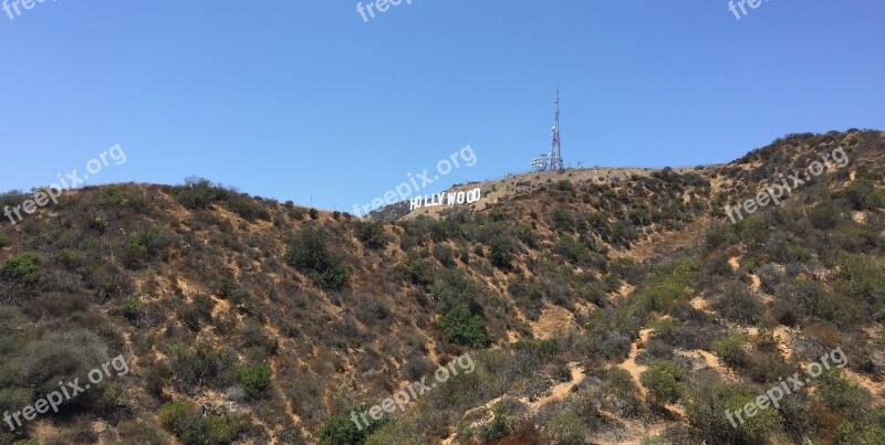 Hollywood Sign La Hollywood California Los