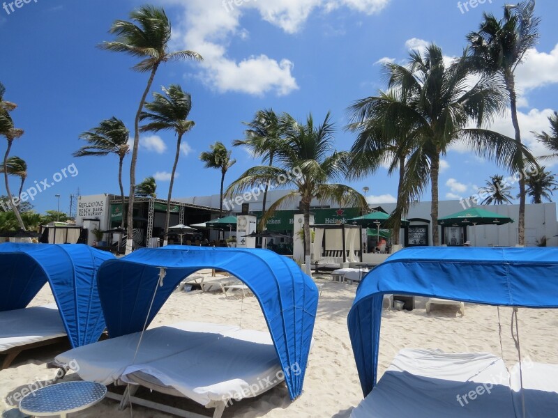 Beach Aruba Relax Free Photos