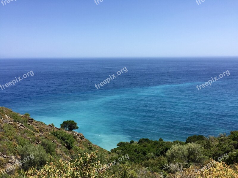 Sardinia Coast Tree Sea Nature