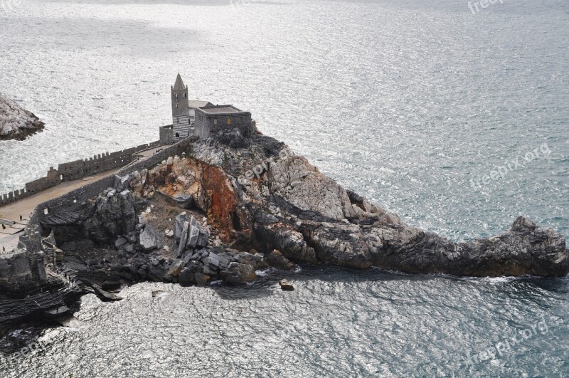 Italy Liguria Porto Venere Church San Pietro