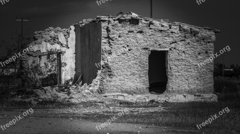 Old House Ruin Destroyed Abandoned Ruined