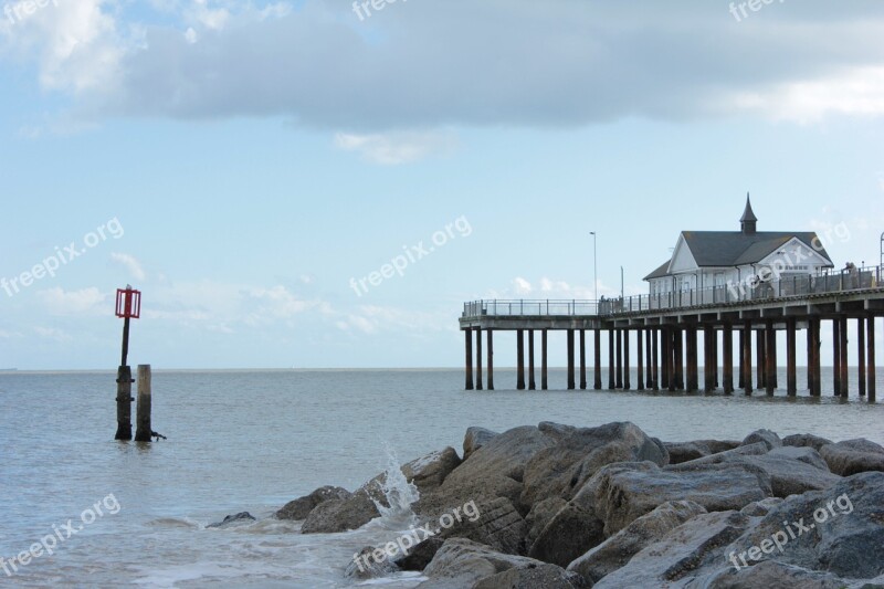 Beach Southwold Ocean Seaside Coast