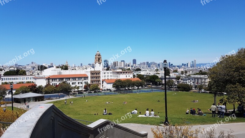 San Fransisco Skyline Park Horizon Usa