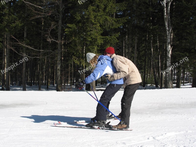 Skis Winter Snow Fun Para