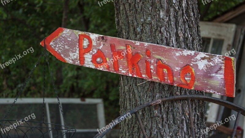 Parking Signs Park Weathered Free Photos