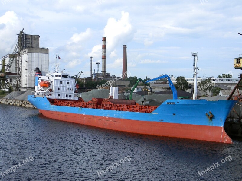 Dock Port Logistics Container Container Ship