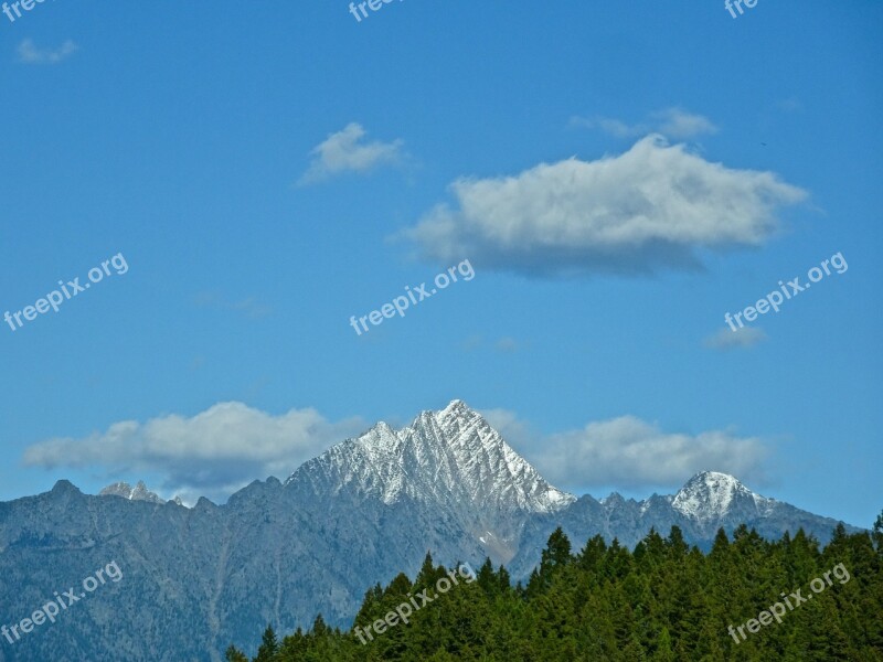 Rockies Landscape Mountain Nature Rocky Mountains