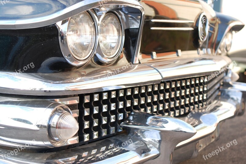 Buick Car Chrome Old 1958