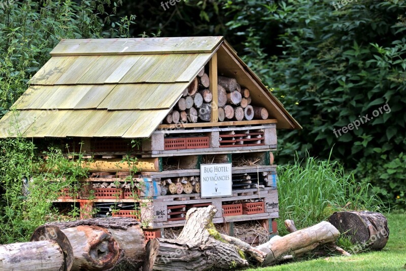 Bug Hotel Oakley Court Hotel Wood Insect Worm