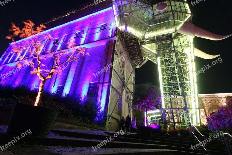 Light Art Architecture Illuminated Colorful Color