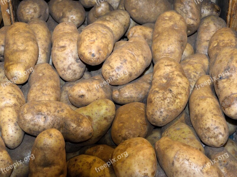 Potatoes For Sale Market Food Fresh