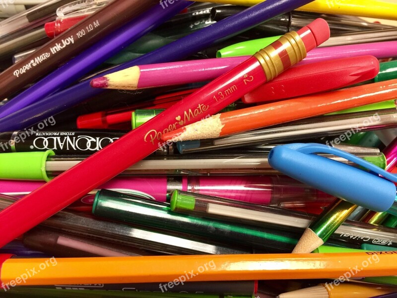 Pencils Pens Colored Pencils Colors Colorful