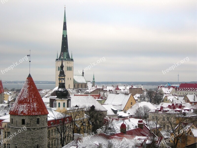 Tallinn Estonia Winter Beauty The Baltic Sea