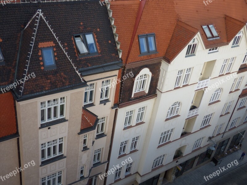 Building Kamienica Aerial Sky The Roof Of The