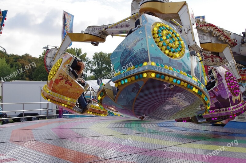 Fun Carousel Amusement Park Free Photos