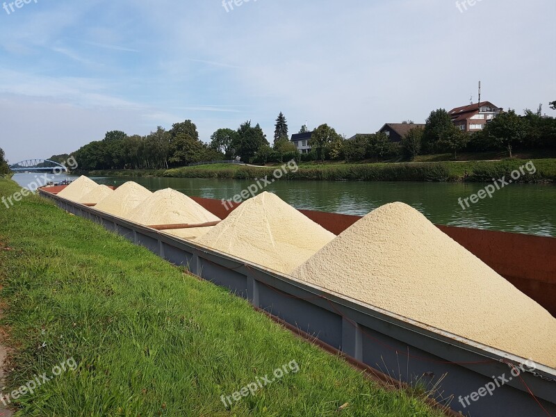 Ship Transport Sand Transport Of Goods Shipping