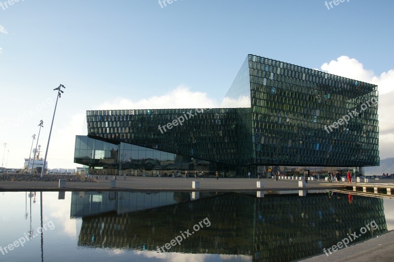 Iceland Reykjavik Building Architecture Harpa