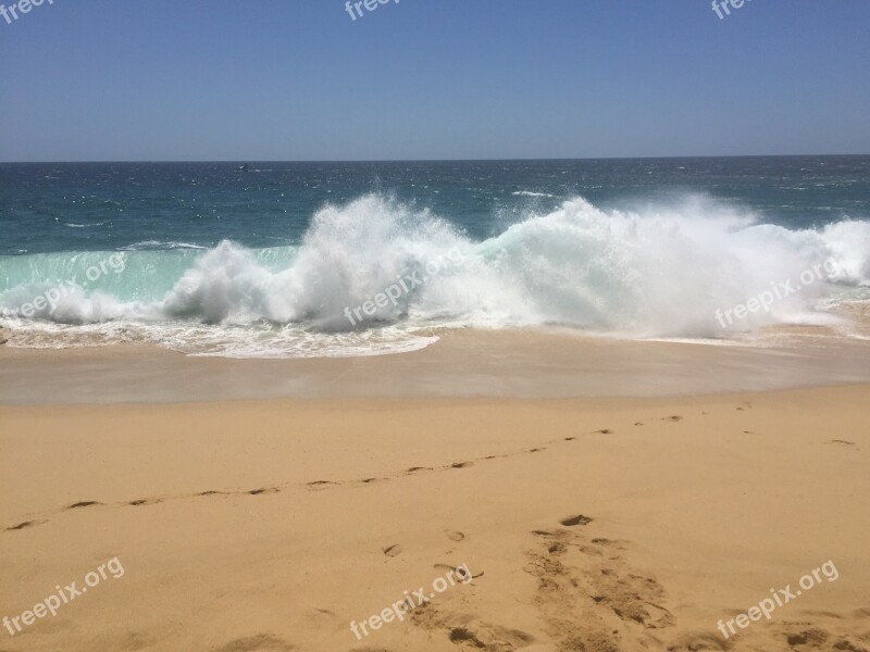 Beach Cabo San Lucas Mexico Ocean Travel