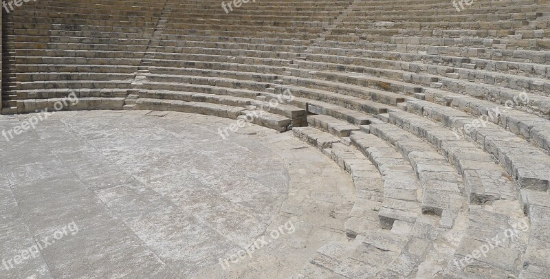 Theatre Amphitheatre Cyprus Greek Ancient Times