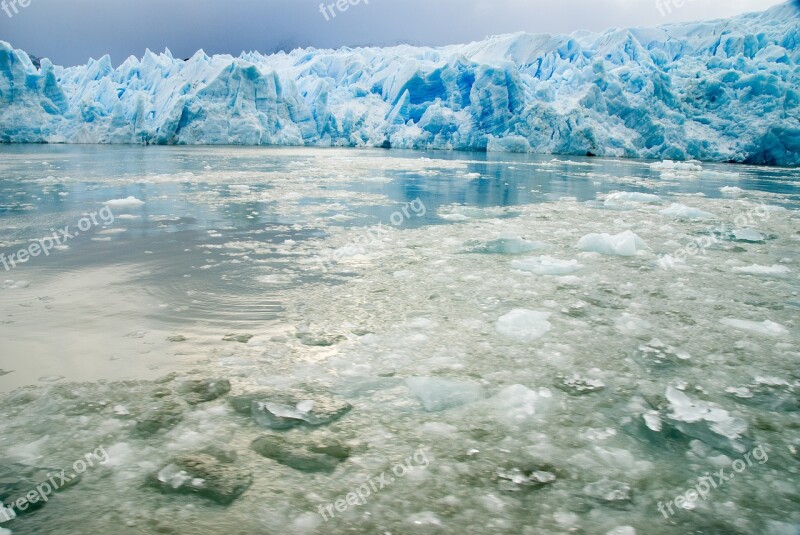 Glacier Patagonia Ice Nature Torres Del Paine